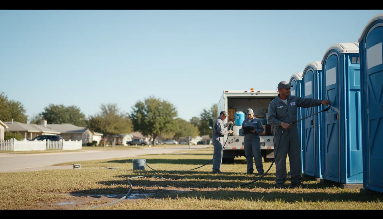 Long-Term Portable Toilet Rental in Kinsley, KS near me